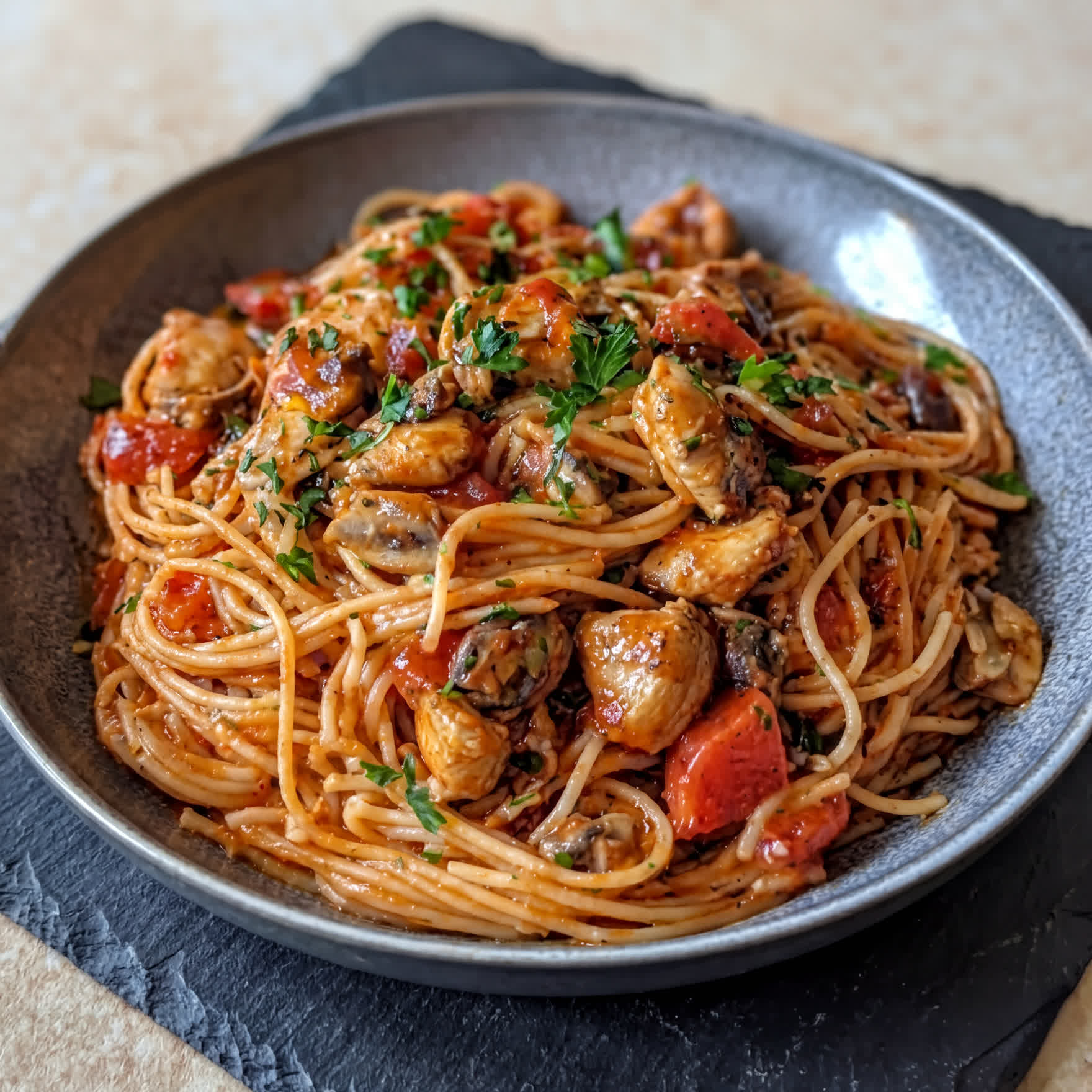 Spaghetti Poulet