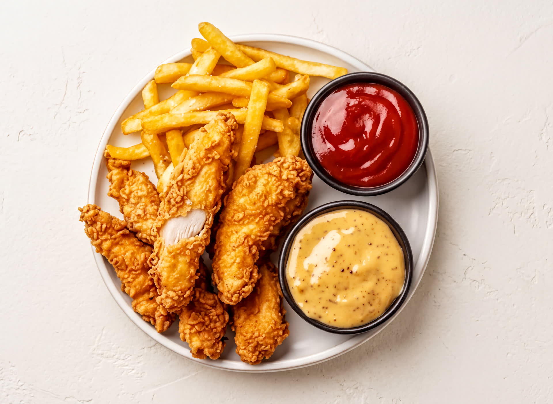 Poulet Pané Frites